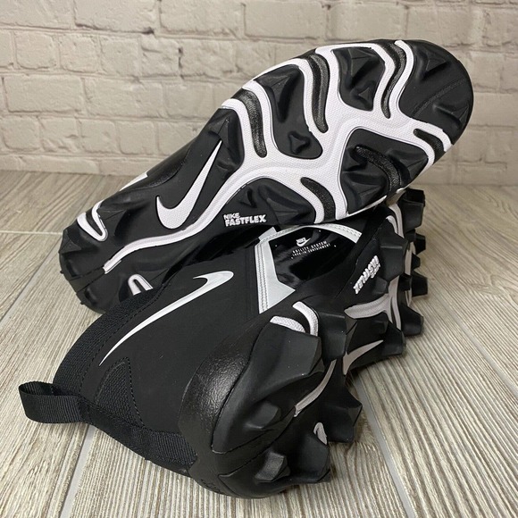 Nike Alpha Menace Pro 3 Shark Football Cleats Men’s 12 Black CV0584-001 New